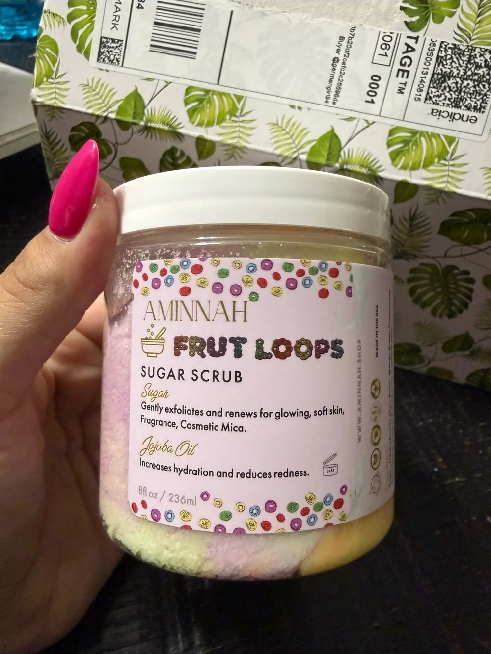 AMINNAH Fruit Loops Sugar scrub